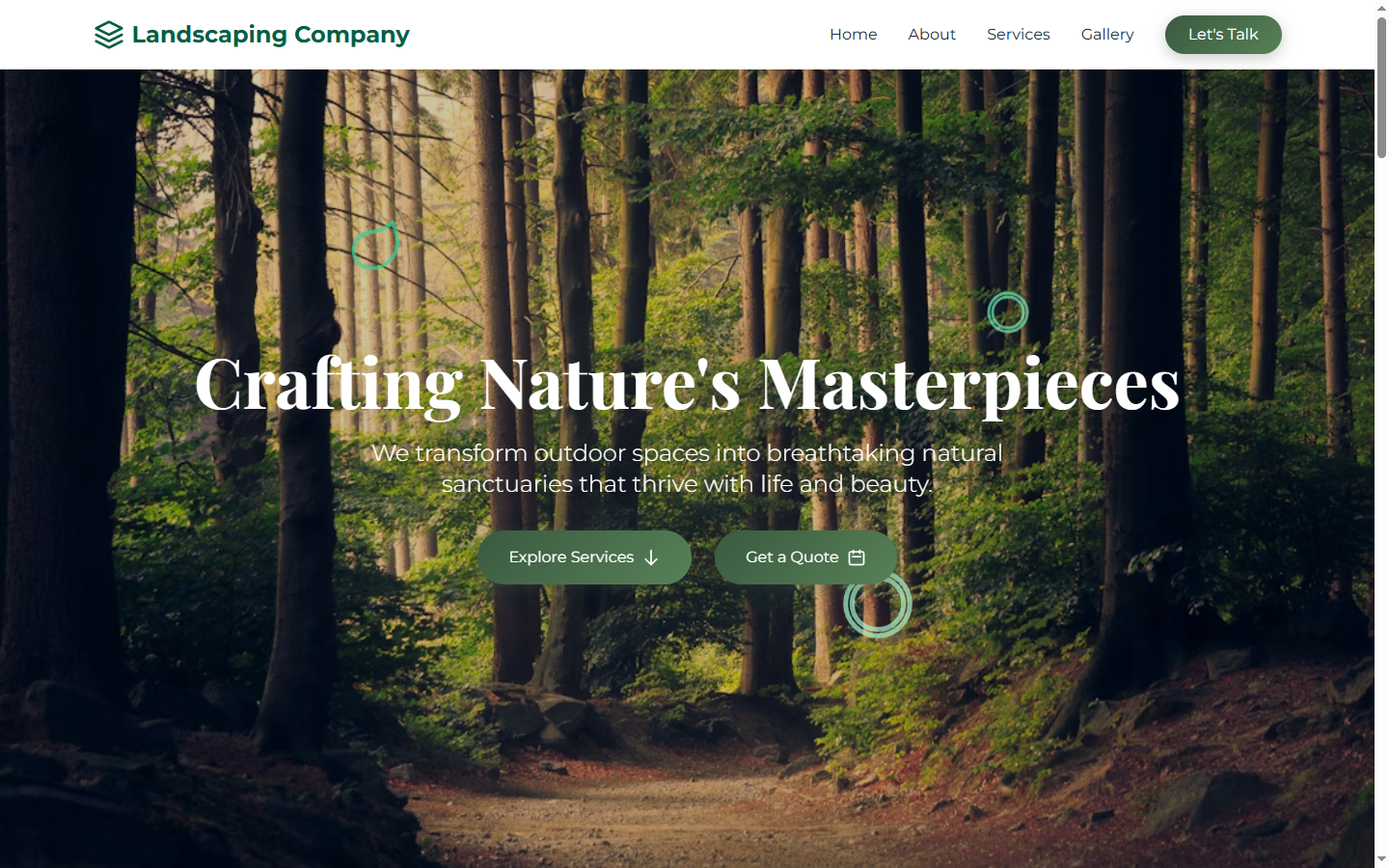 Business website
