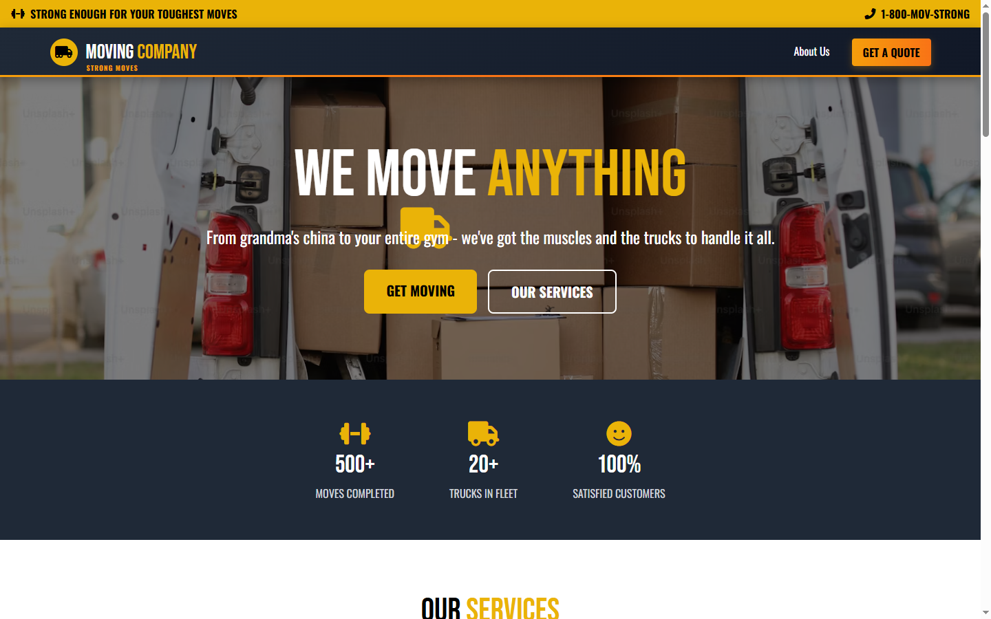 Business website