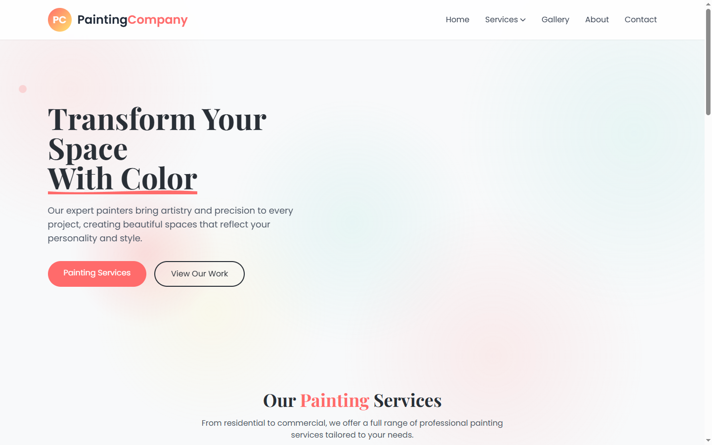 Business website